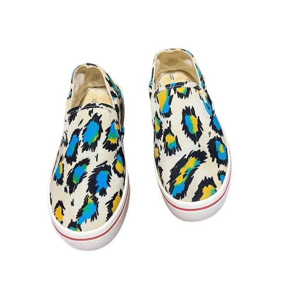 R13 Slip Sneaker Colorful Leopard Sneaker - Picture 4 of 13
